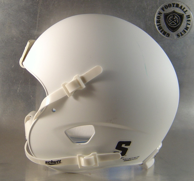 Matte White Schutt XP Mini Football Helmet Shell